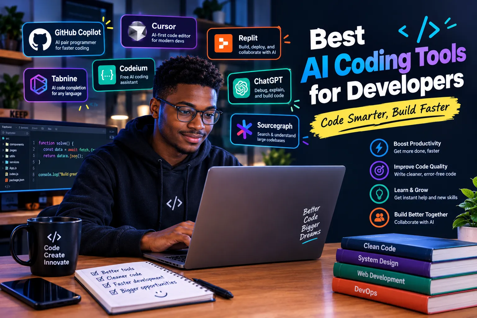 Best AI Coding Tools for Developers cover image