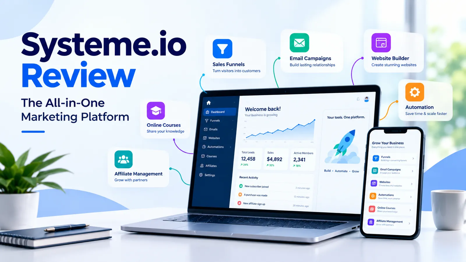 Systeme.io Review: The All-in-One Marketing Platform cover image