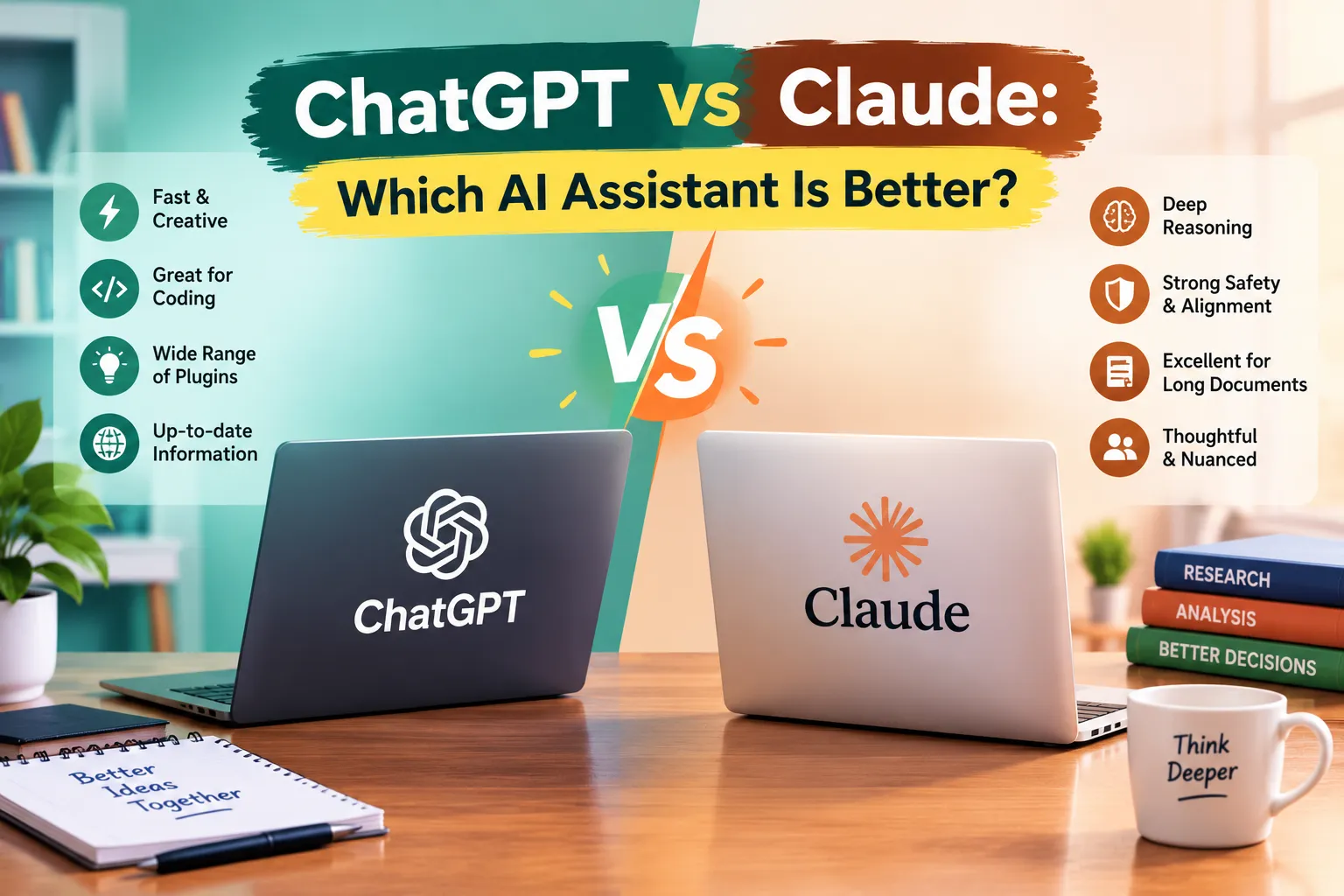 ChatGPT vs Claude: Which AI Assistant Is Better? cover image